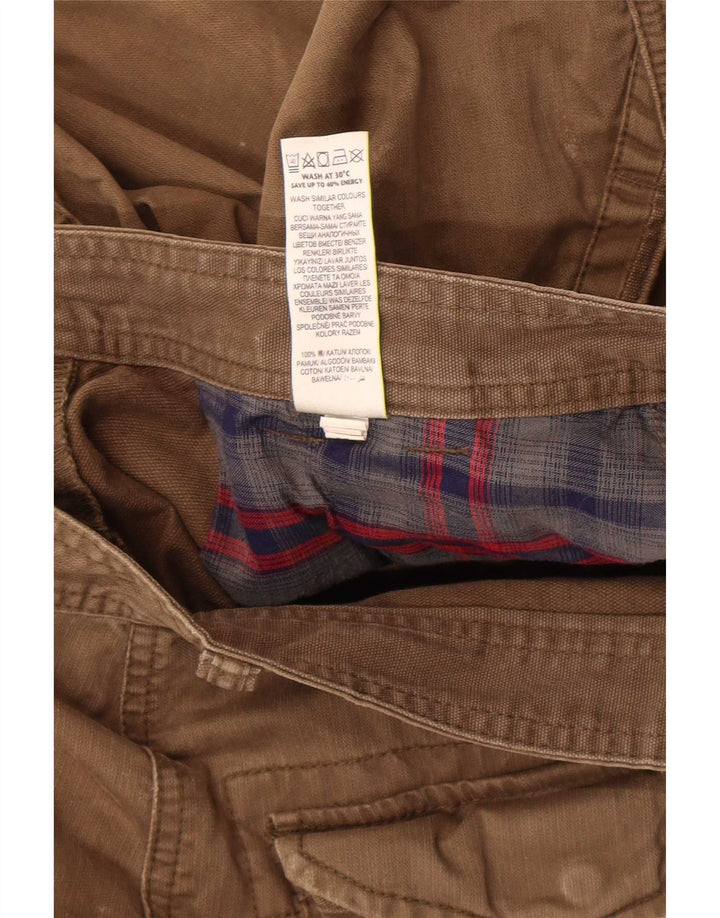 Męskie spodnie cargo Marks & Spencer W30 L29, bawełna khaki