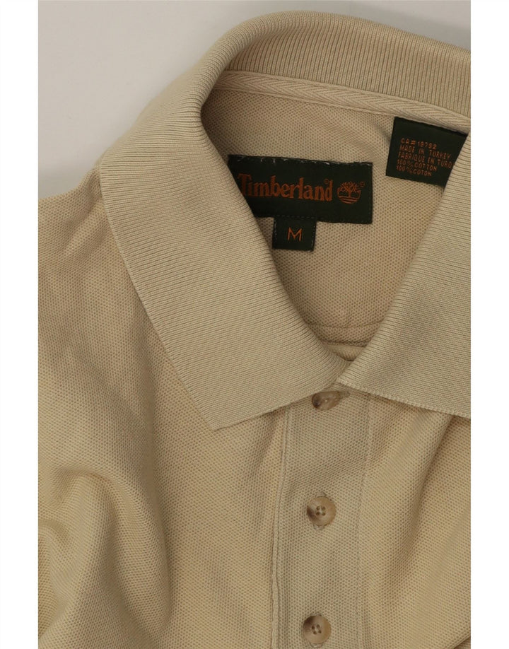 Męska koszulka polo Timberland, średnia, biała, bawełniana