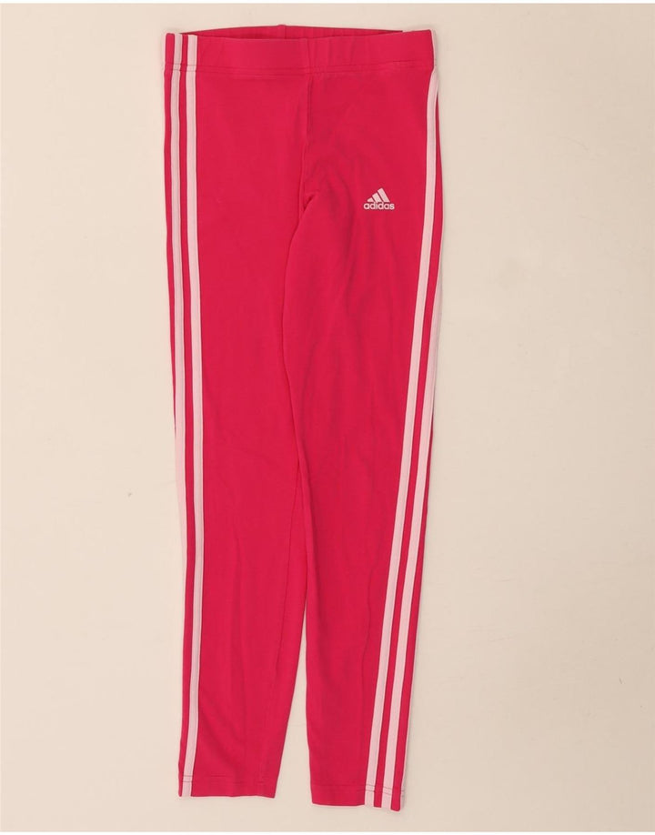 Legginsy Adidas Dziewczęce 11-12 Lat Różowe