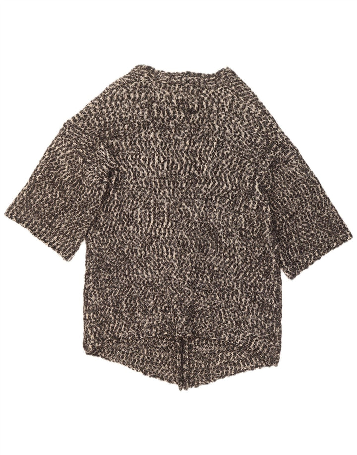 Damski sweter rozpinany Massimo Dutti Oversize z rękawem 3/4 UK 10 Small Grey