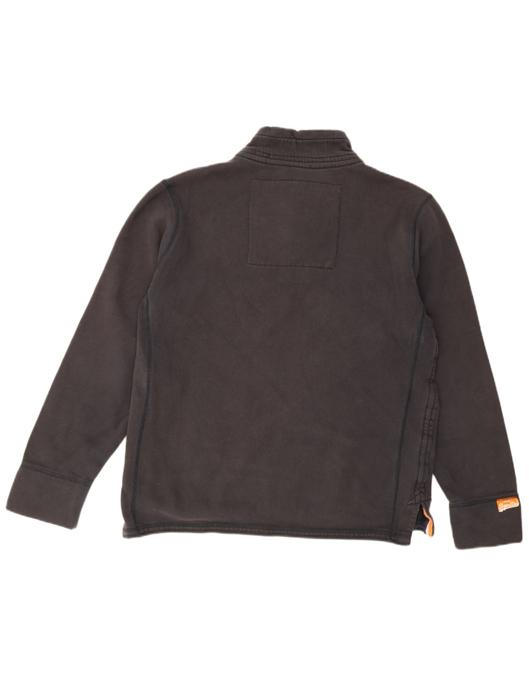 Męski sweter Superdry z grafiką i dekoltem w kształcie litery XL, czarny, bawełniany