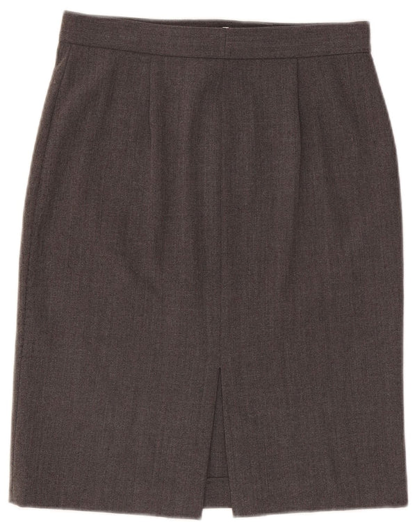 Damska spódnica ołówkowa Emporio Armani IT 42 Medium W28 Szary poliester