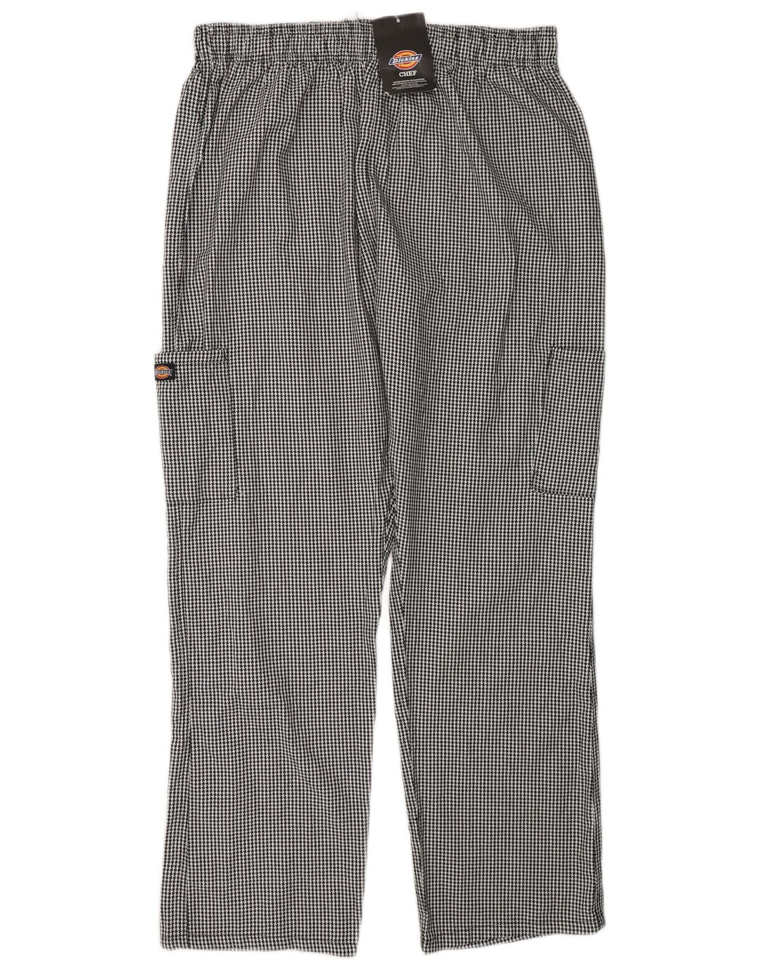 Męskie spodnie cargo Dickies XL W38 L32, czarny poliester w pepitkę