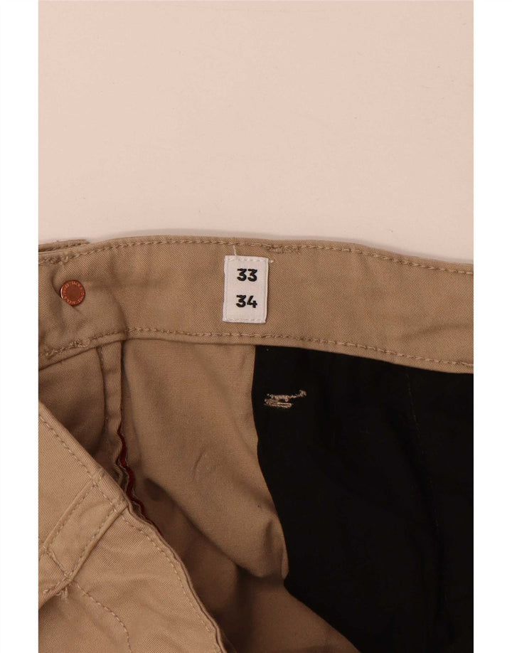 Męskie spodnie cargo Jack & Jones Joggers W33 L34 Beżowe