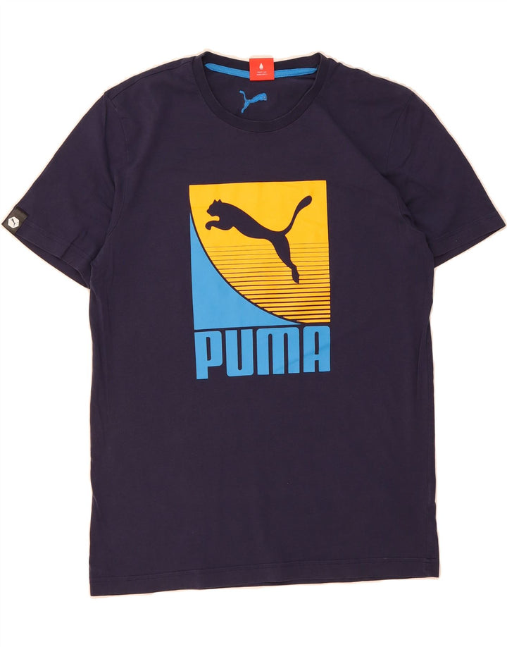 NIKE Mens Graphic T-Shirt Top Medium Navy Blue Vintage Nike and Second-Hand Nike from Messina Hembry 