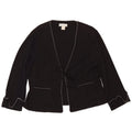 Top damski kardigan BARBARA UK 18 XL, czarny octan