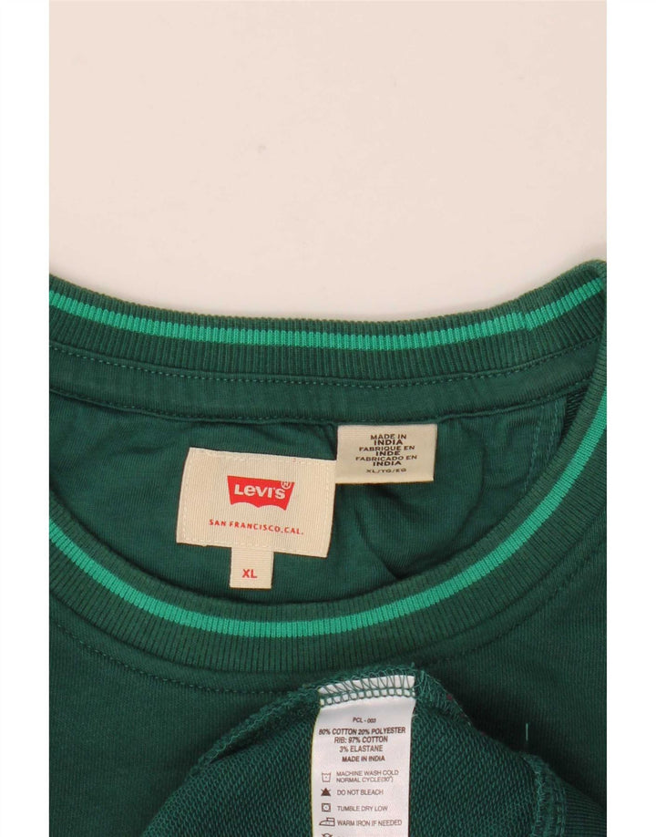 Męska bluza Levi's XL, zielona bawełna