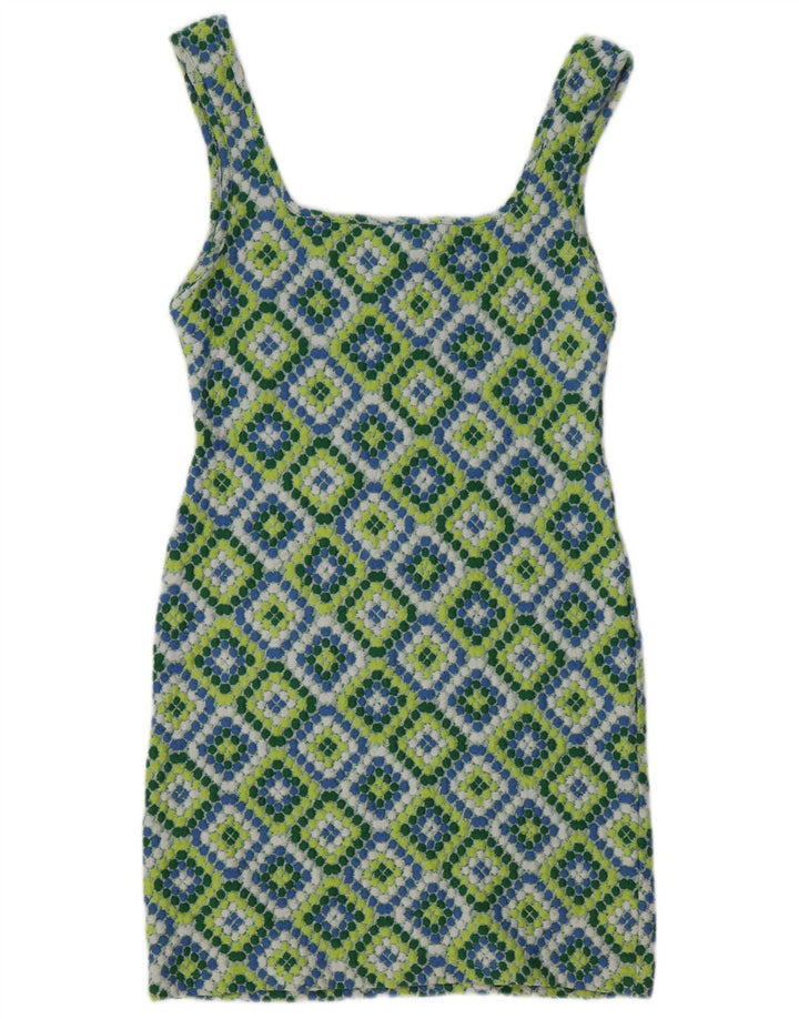 Damska sukienka letnia Topshop UK 12, średnia, wielokolorowa, poliester Ikat