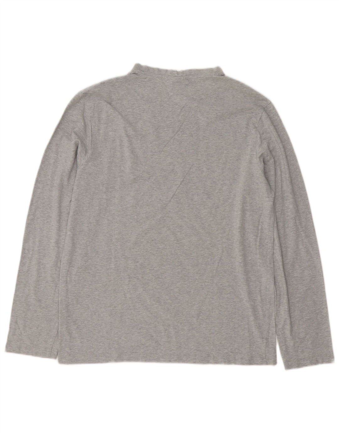 Męski top Trussardi Jeans z długim rękawem, średnioszary, bawełniany w cętki