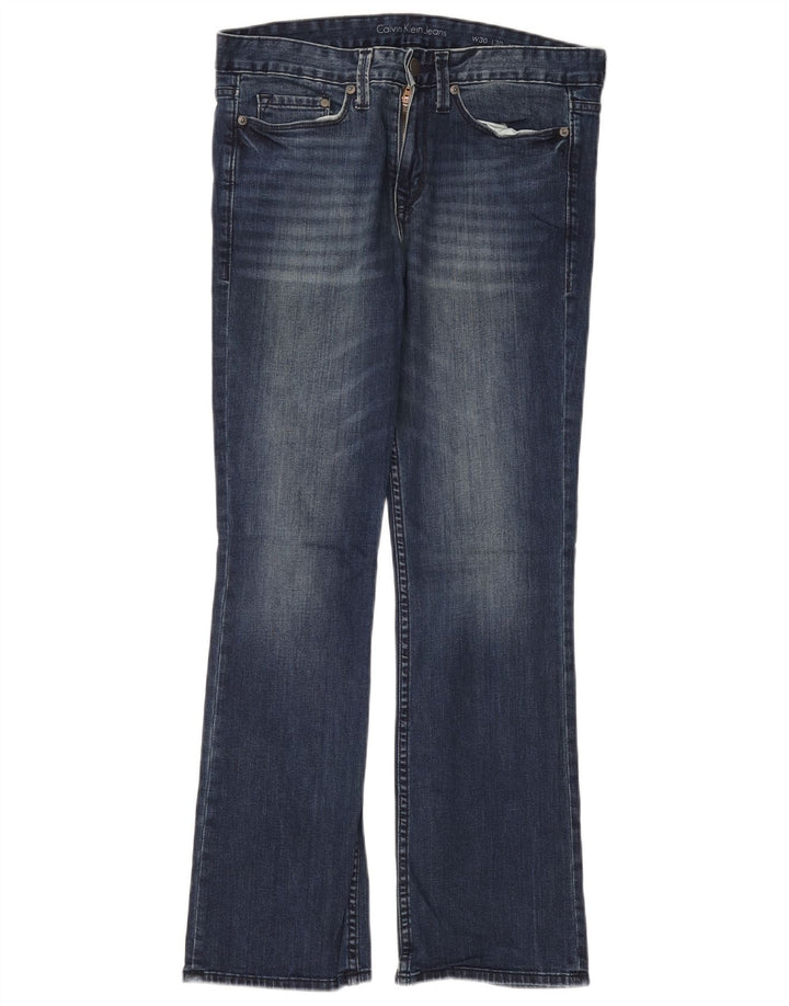 Damskie jeansy Modern Bootcut CALVIN KLEIN W30 L30 Granatowe, bawełniane