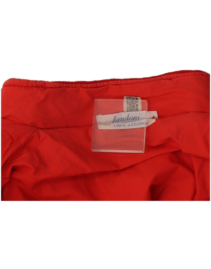 Dwustronna kurtka męska Vintage UK 40, duża, czerwona wełna