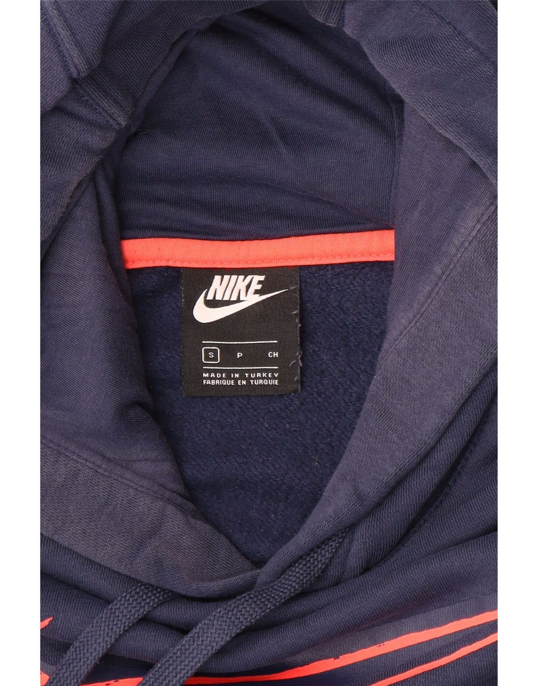 Męski sweter z kapturem Nike Graphic, mały, granatowy