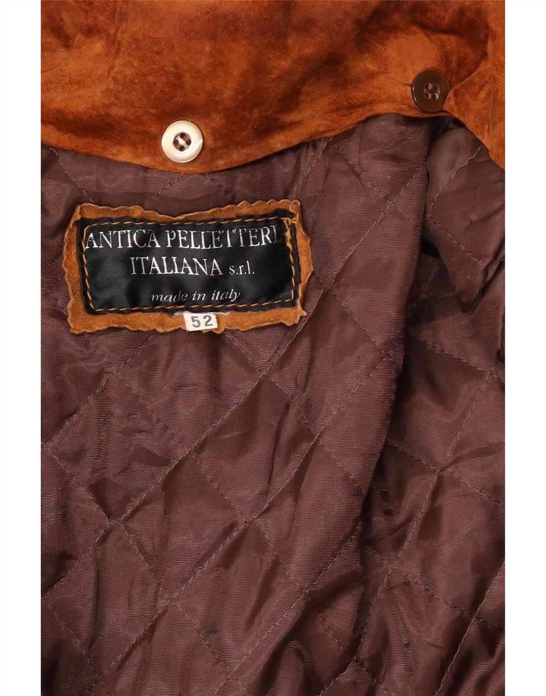 Zamszowa kurtka męska VINTAGE IT 52 XL w kolorze beżowym