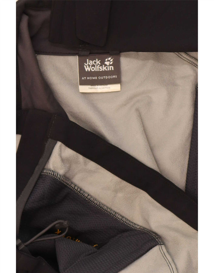 Męska kurtka wiatrówka Jack Wolfskin UK 36/38 Średni czarny poliamid
