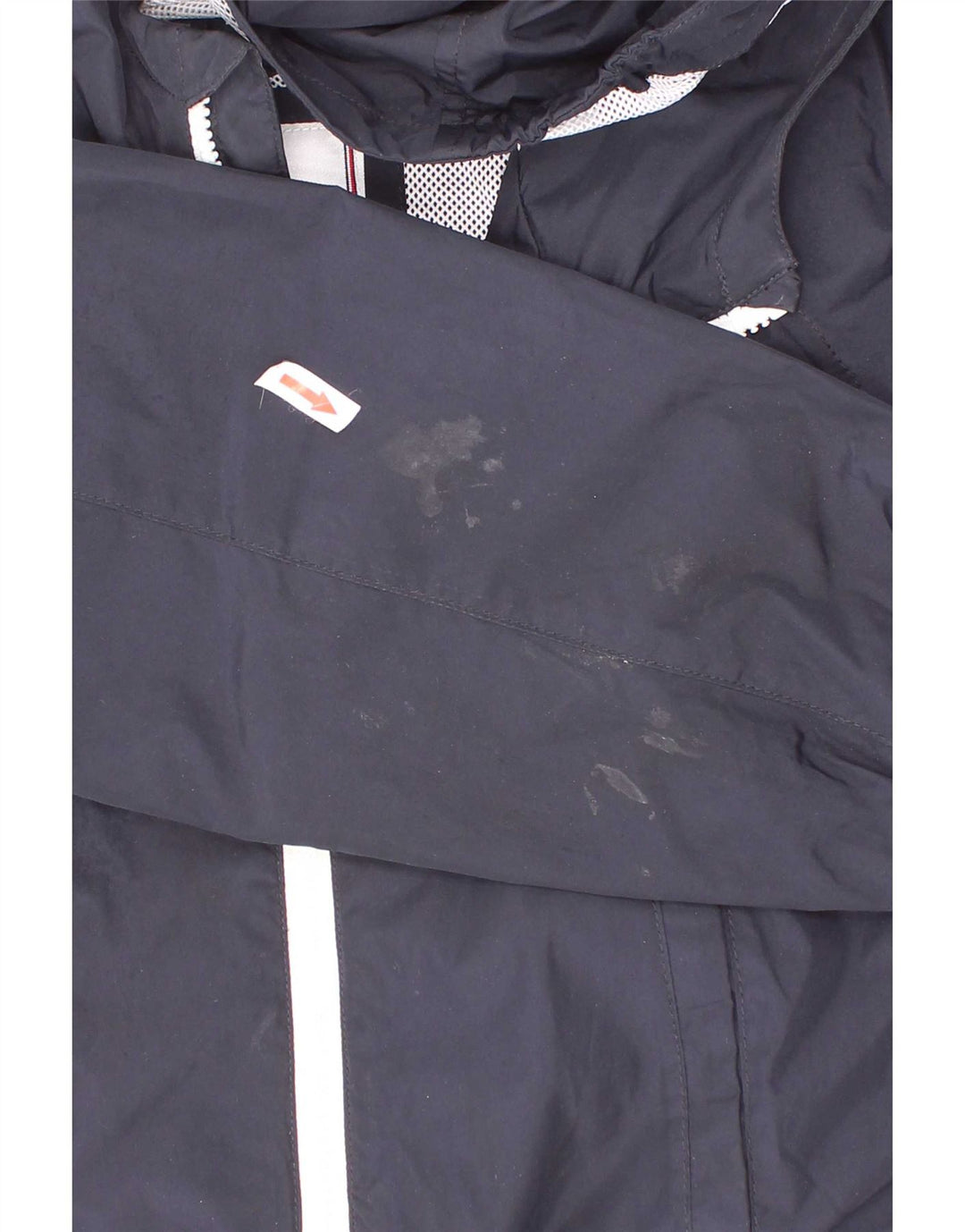 Chłopięca kurtka przeciwdeszczowa Tommy Hilfiger z kapturem, 5-6 lat, granatowa