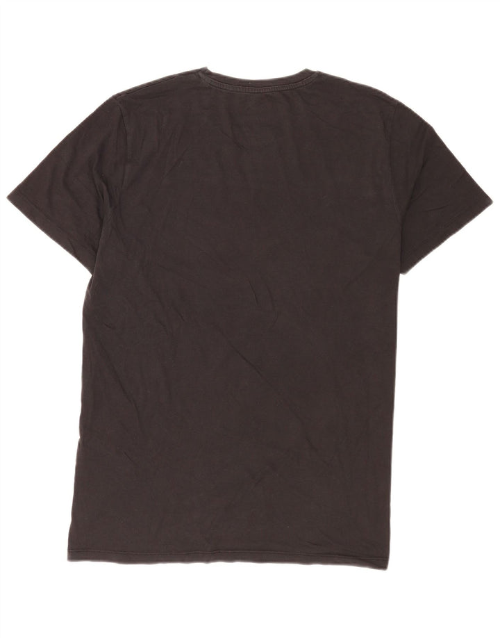 Męski T-shirt z grafiką Jack & Jones, duży, czarny, bawełniany