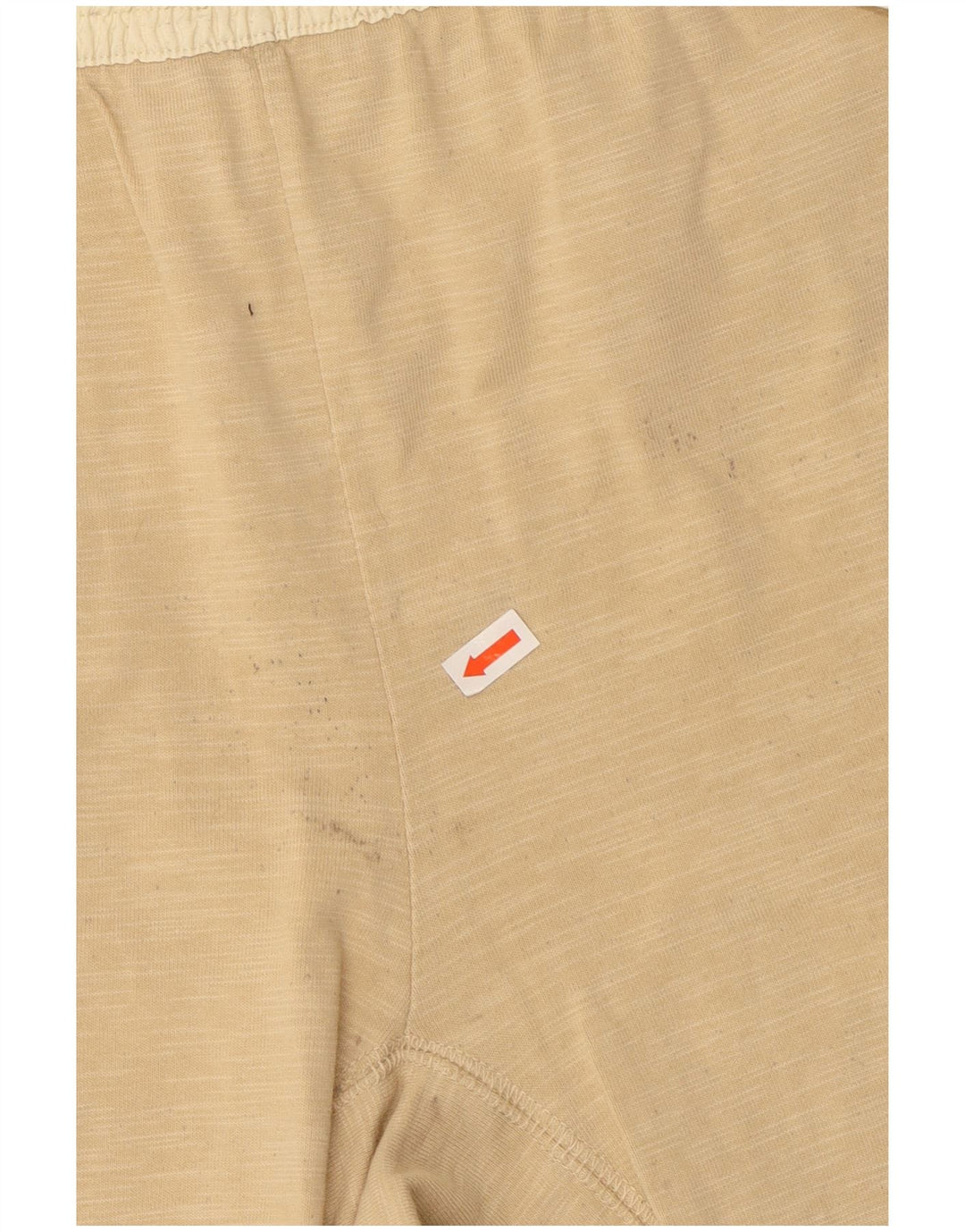 NIKE Mens Sport Shorts Medium  Beige Colourblock Cotton