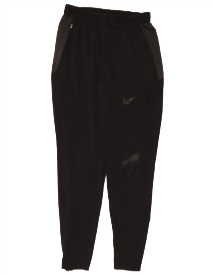 Męskie spodnie dresowe Nike Dri Fit, małe, czarne, poliestrowe