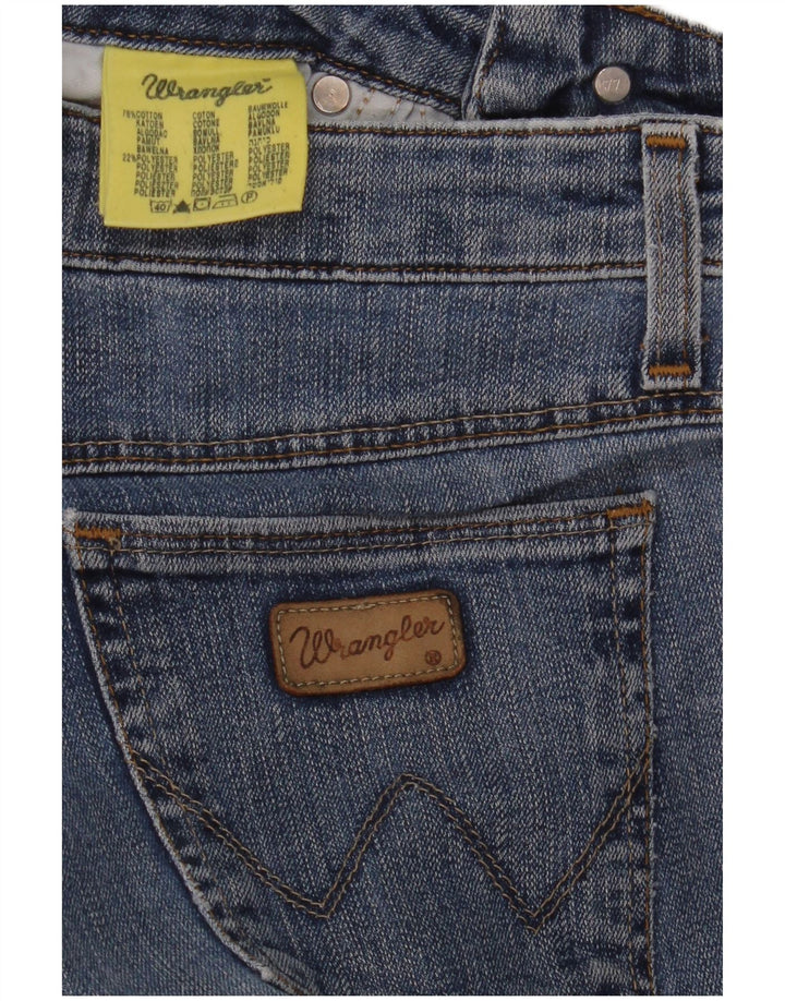 Damskie proste dżinsy WRANGLER W28 L28 Niebieskie, bawełniane