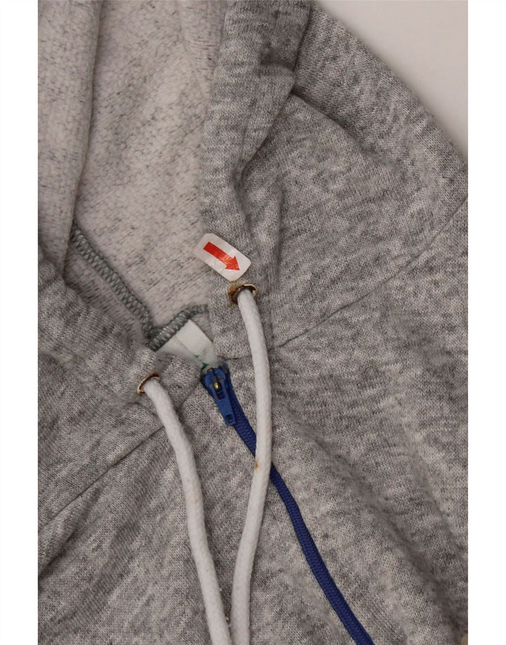 Damski sweter oversize z kapturem i grafiką DIADORA UK 12, średni szary