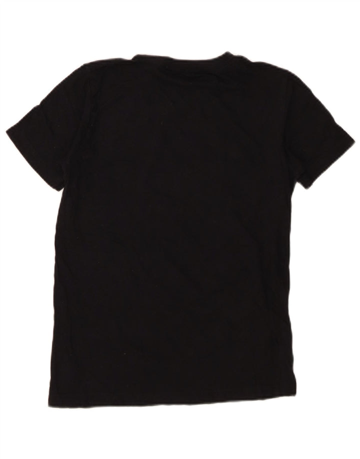 Chłopięcy T-shirt z grafiką Levi's Top 10-11 lat, średnia czarna bawełna