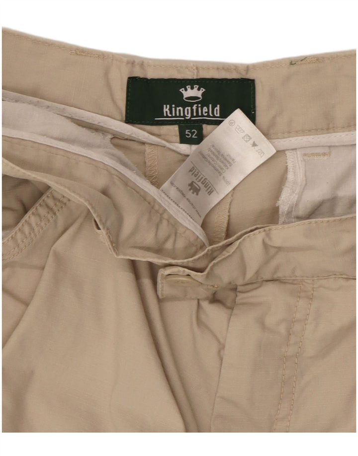 Męskie spodenki cargo Kingfield IT 52 XL W34 beżowa bawełna