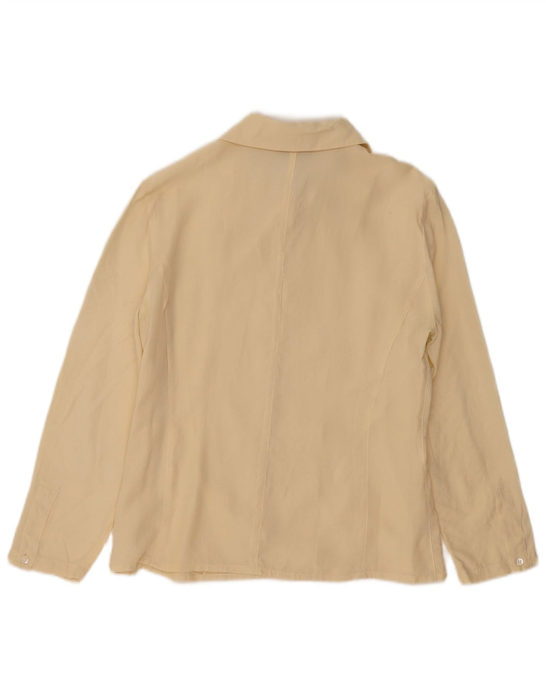 Damska bluzka koszulowa CARLA CARINI UK 14 średni beż