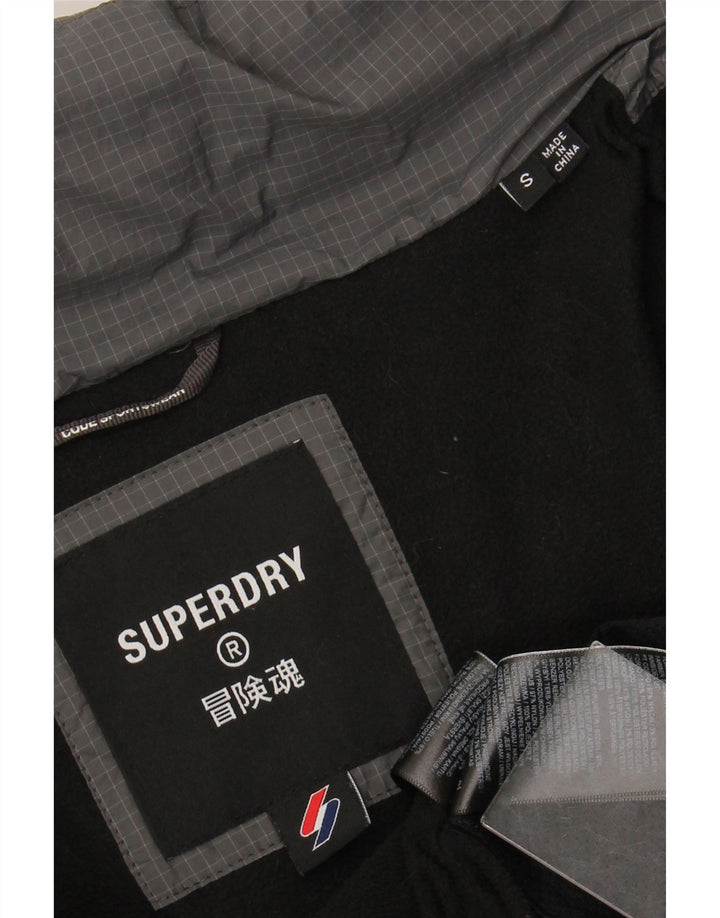 Męska ocieplana kurtka SUPERDRY UK 36 Small, szary nylon