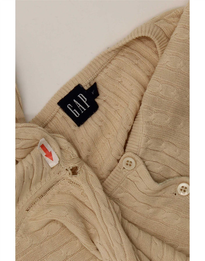 Sweter damski Gap Cardigan UK 14, średni beż, bawełna