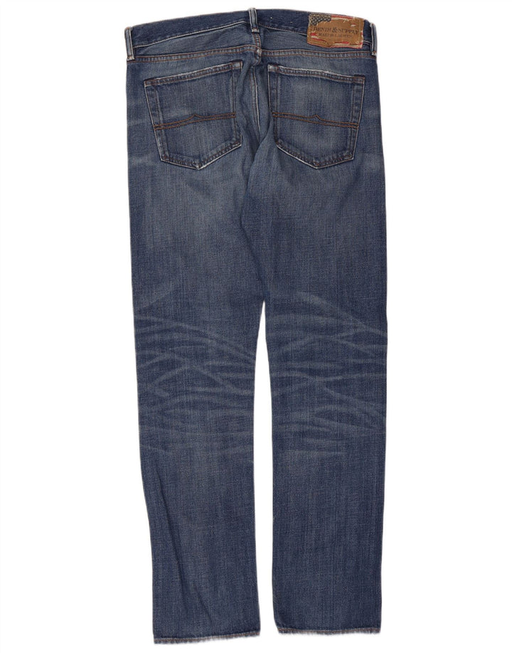 Męskie jeansy slim fit Ralph Lauren W34 L34 Niebieskie bawełniane