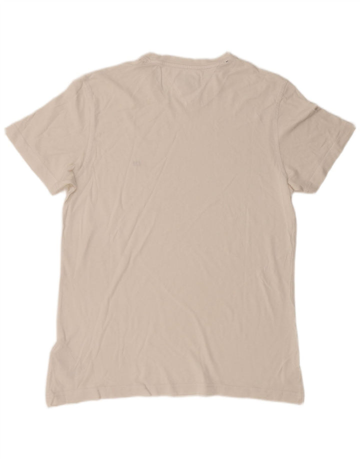 T-shirt męski Tommy Hilfiger Top, średnia, biała bawełna