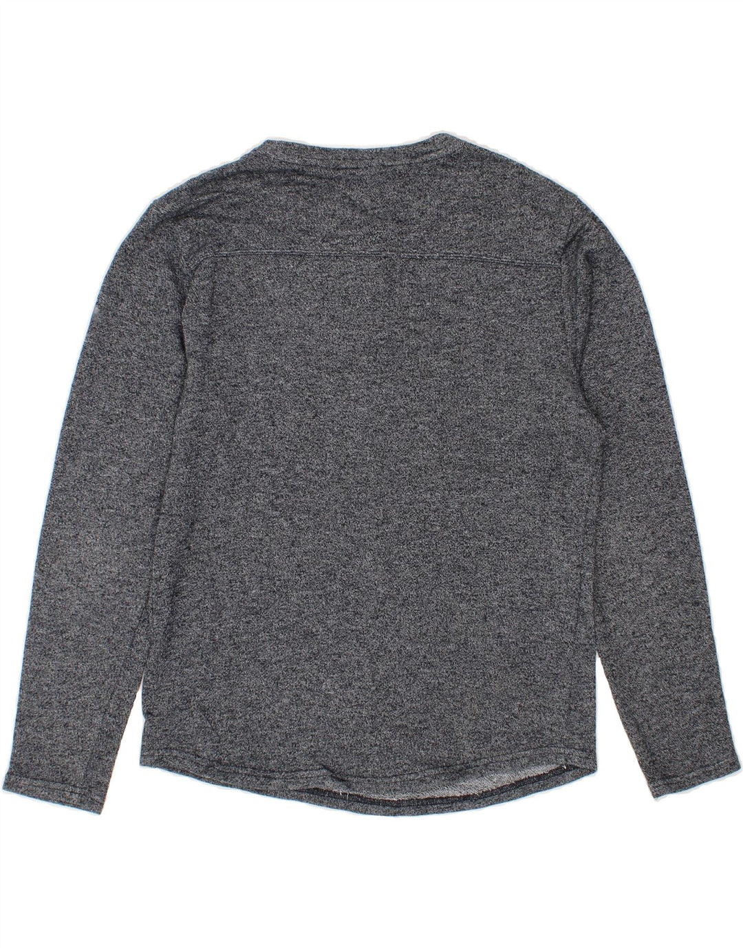 VOLCOM Womens Top Long Sleeve UK 14 Medium Grey Flecked Cotton Vintage Volcom and Second-Hand Volcom from Messina Hembry 