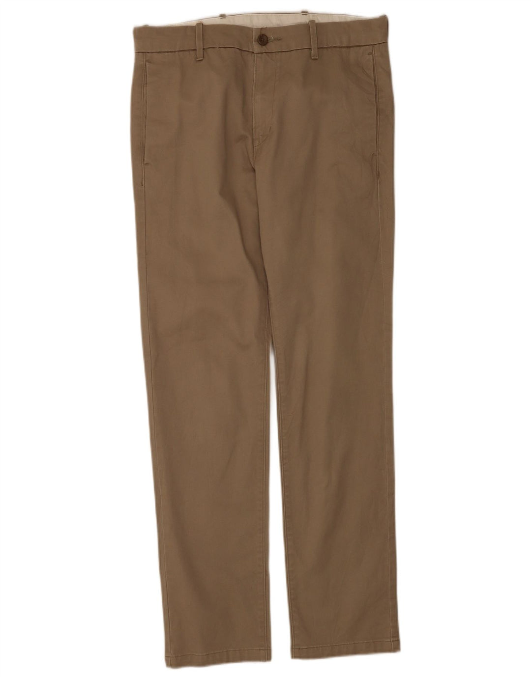 Męskie spodnie typu slim chino Levi's W30 L32 beżowa bawełna