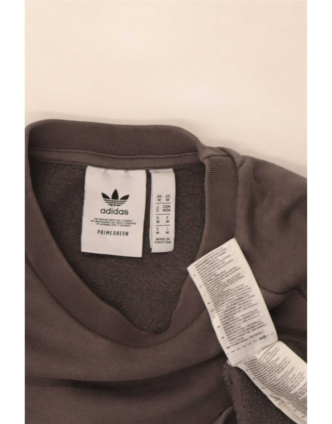 Bluza męska Adidas, średnia szara bawełna