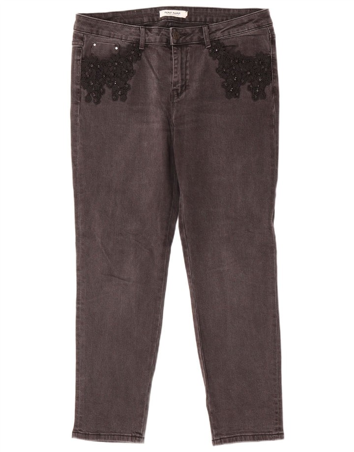 Damskie jeansy Naf Naf EU 42 Large W34 L28 Szare