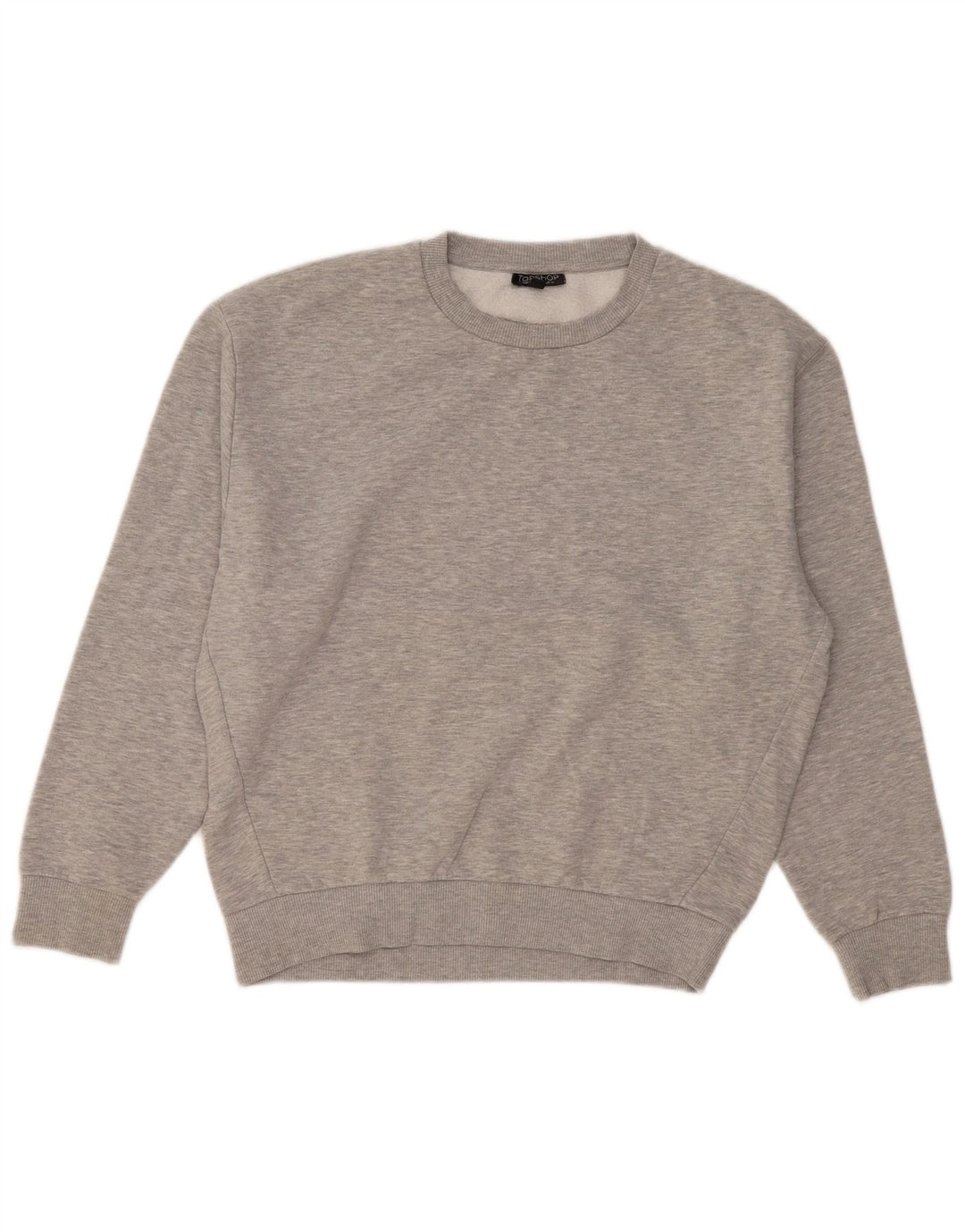 Damski sweter oversize Topshop UK 10, mały, szary poliester