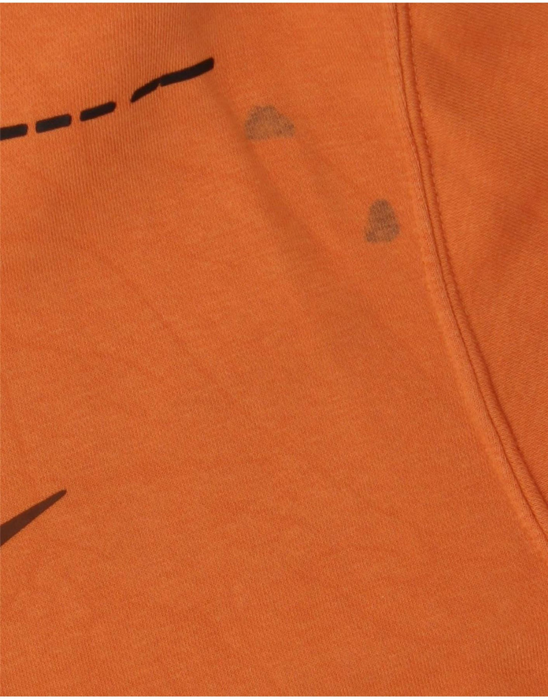 Męska bluza z grafiką Nike, duża, pomarańczowa, bawełniana