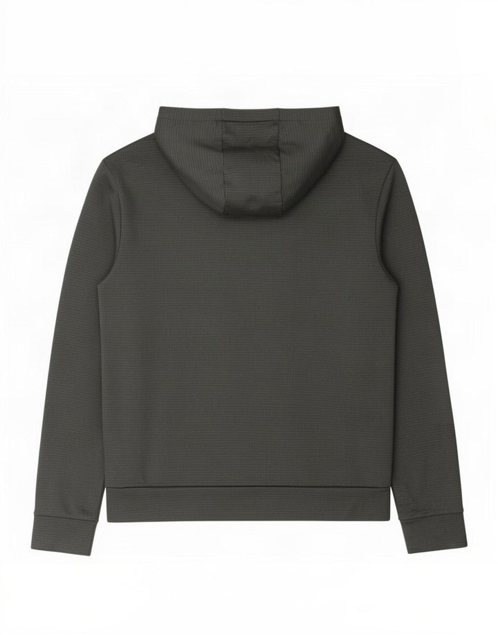 Męski sweter z kapturem The North Face, duży, szary, poliestrowy