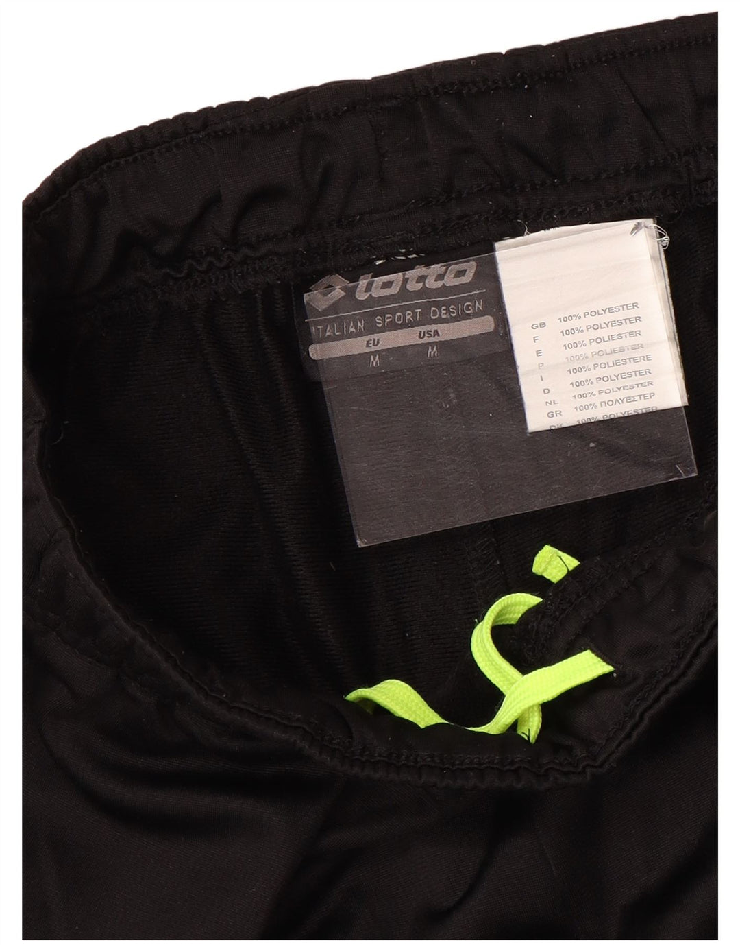 Damskie spodnie dresowe LOTTO Joggers UK 12 Średni czarny poliester