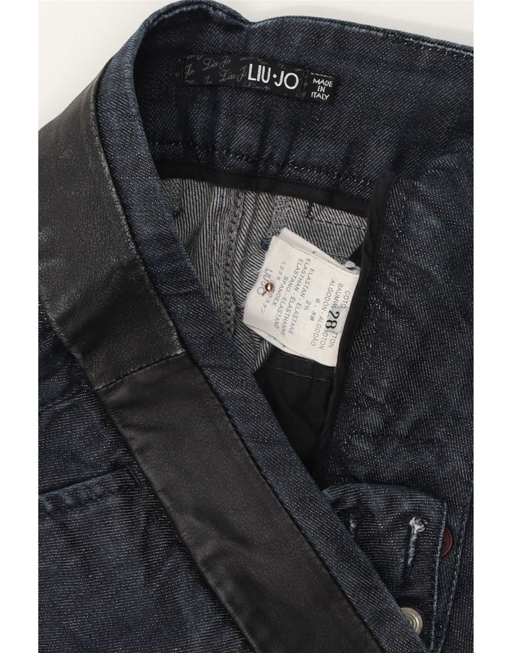 Damskie jeansy Liu Jo W28 L29 Granatowe, bawełniane