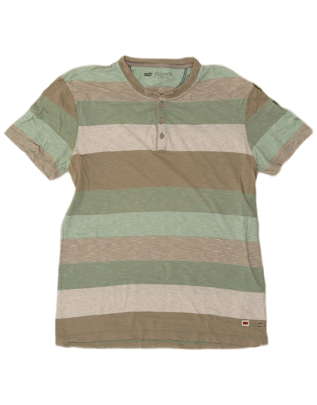 T-shirt męski Levi's o standardowym kroju, średniej wielkości, wielokolorowy, bawełniany w paski