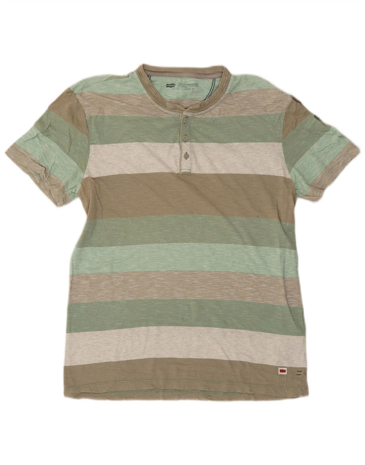 T-shirt męski Levi's o standardowym kroju, średniej wielkości, wielokolorowy, bawełniany w paski