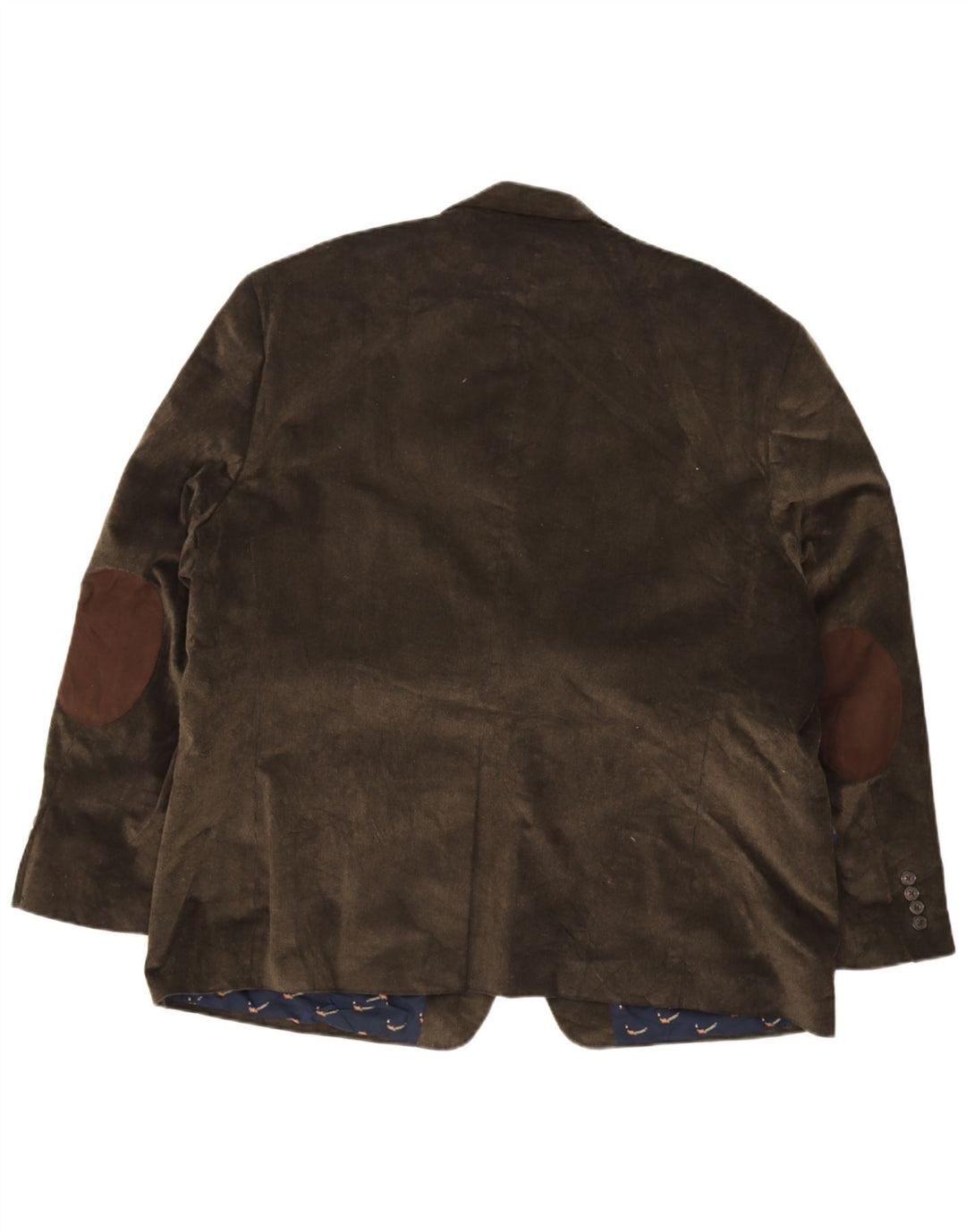 Męska marynarka sztruksowa Chaps zapinana na 2 guziki IT 52 XL, bawełna khaki