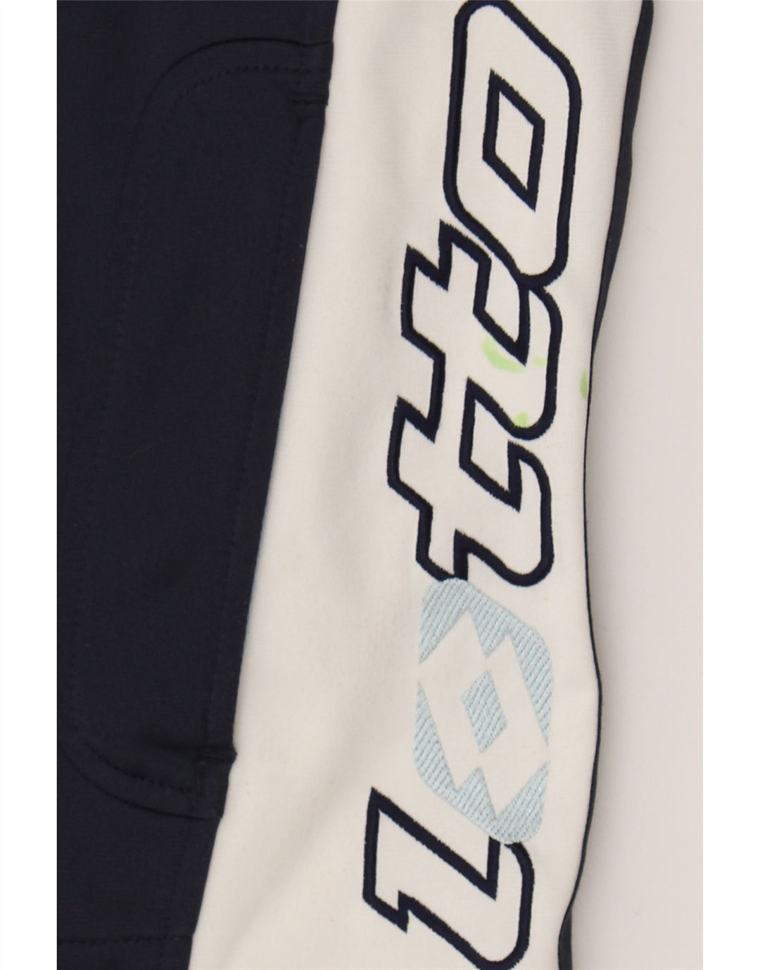 LOTTO Mens Graphic Tracksuit Top Jacket Medium Navy Blue Colourblock Vintage Lotto and Second-Hand Lotto from Messina Hembry 