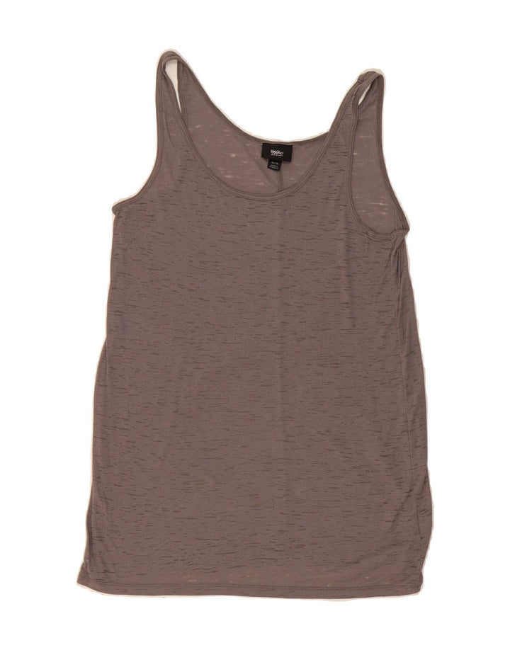MOSSIMO Womens Vest Top UK 18 XL Grey Flecked Polyester Vintage Mossimo and Second-Hand Mossimo from Messina Hembry 