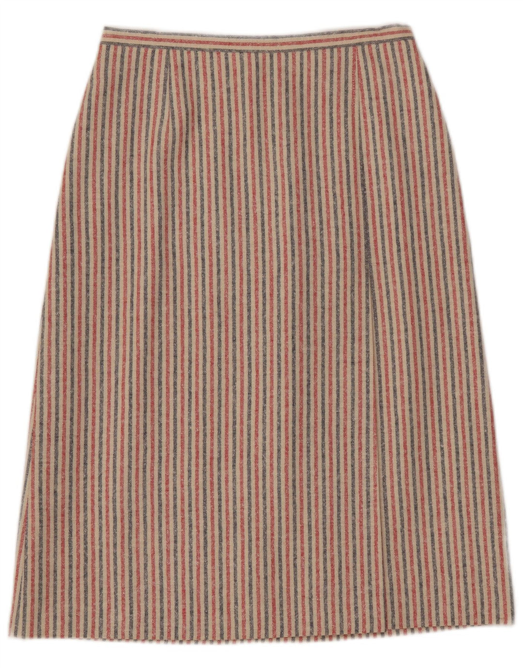 Vintage damska spódnica midi W27 w małe wielokolorowe paski