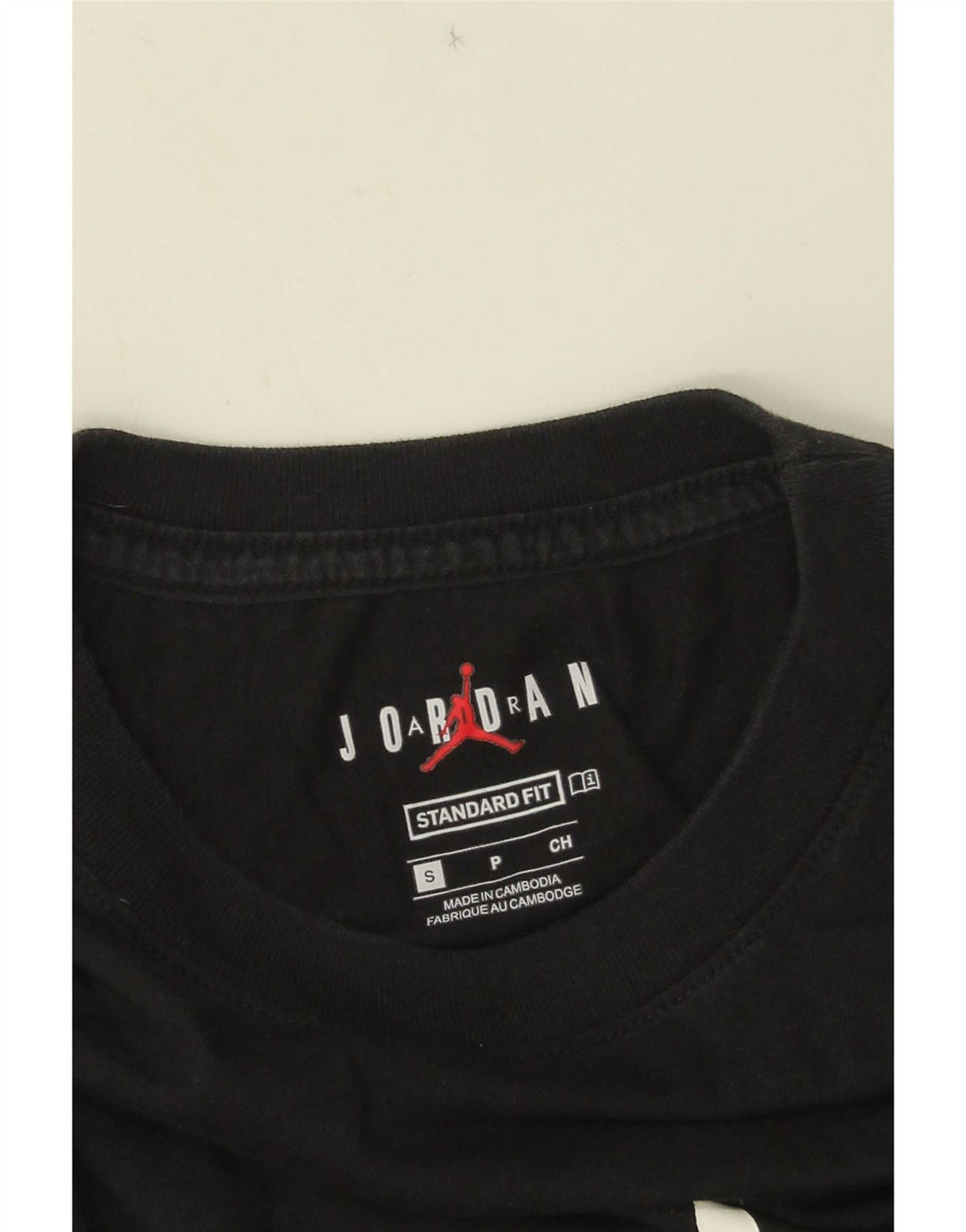 Męski T-shirt Jordan o standardowym kroju z grafiką, mały, czarny