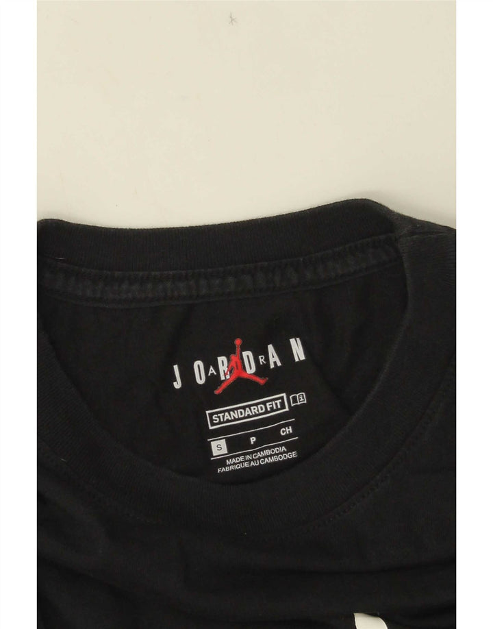Męski T-shirt Jordan o standardowym kroju z grafiką, mały, czarny