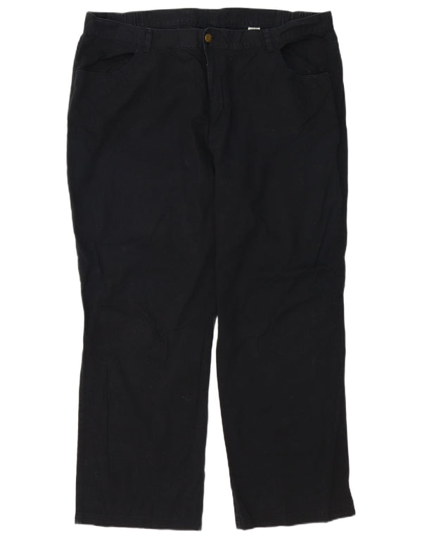 Marks & Spencer Damskie proste spodnie codzienne UK 22 3XL W42 L29 Czarne