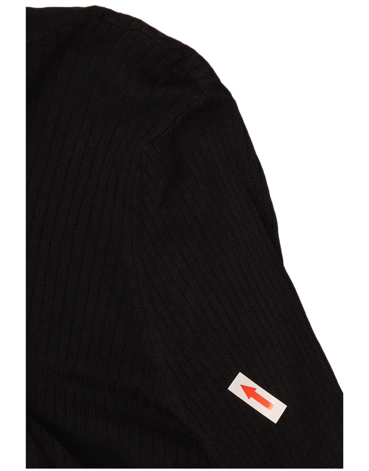 Sweter damski Zara Cardigan UK 14 Large, czarna wiskoza